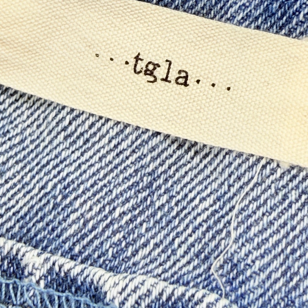 tgla Denim Yoked Ruffle Skirt - Picture 10 of 10